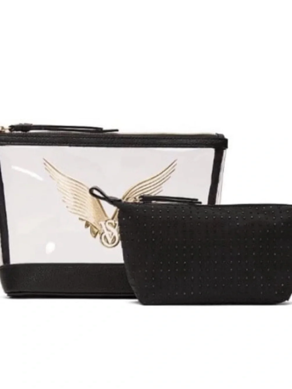 Victoria’s Secret NWT 2025 Fashion Show Angel Wings Tote Bag & Cosmetic Bags